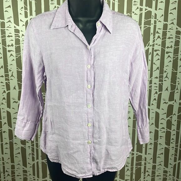 Bundle 3 Pieces: Tank, Chambray Top, Linen Button Up - Picture 11 of 16